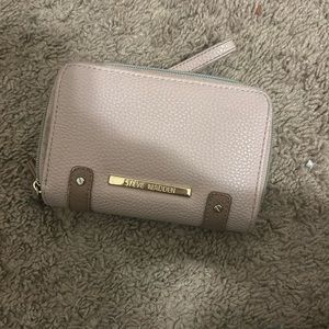 Pink Steve Madden wristlet